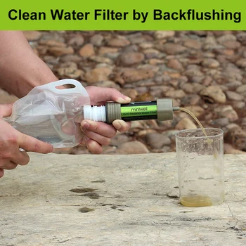 Miniwell prostem Težo vode filter za Vodo Rezervoar za Kampiranje,Preživetje