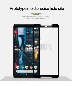 MOFi za Google Pixel 2XL steklo, kaljeno polno kritje screen protector za Google Pixel 2 XL steklo plus zaščitno folijo zaščita