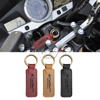 Motorno kolo Cowhide Keychain obesek za ključe, torbico za Honda CBF1000 CBF 1000