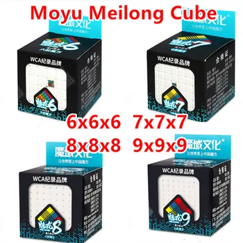 Moyu Meilong 6x6x6 7x7x7 Mofang Jiaoshi 8x8x8 9x9x9 Kocka magic hitrost 6x6 7x7 puzzl šahovnica z 8 × 8 9x9 cubo magico Izobraževalne Igrače