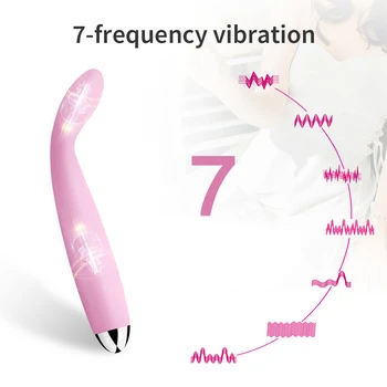 Močan G Slim Vibratorji za Ženske Čarobno Palico Telo Massager Sex Igrače Za Ženske Vagine, Klitoris Spodbujanje Ženskega Sex Shop