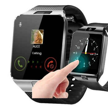 Moški Busiess Watch Smart 2020 Ženske Modni Bluetooth Digitalna Ura Klica Glasbo, Fotografije SIM T Kartico Smartwatch Android DZ09 Pk