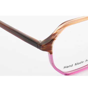 Moški Letnik Eyeglass Okvirji za ženske okrogle očala okvirji ročno izdelani 2020 modni očala Polni Platišča Očala Rx Očala