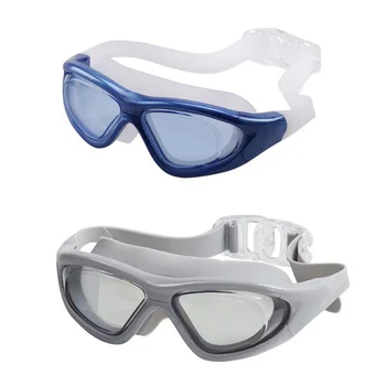 Moški Ženske Športnih Strokovno Anti Fog Zaščito pred UV žarki Potapljač Plavalna Očala Premaz Nepremočljiva Nastavljiv Plavati Očala EKN98