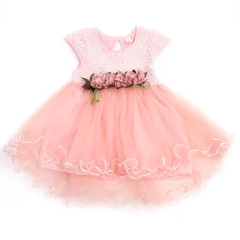 Multi-slog Super Srčkan Baby Dekleta Poletje Cvetlični Obleka Princess Party Til Cvet Obleke 0-3Y Oblačila