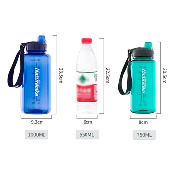 Naturehike Šport Steklenice, Prenosni 750-1000ml Široko Usta Vode v grelnik vode Velike Zmogljivosti Visoke Kakovosti, Kolesarjenje Steklenico Priročno