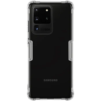 NILLKIN za Samsung S20 Ultra Ohišje za Samsung Galaxy S20 Ultra Kritje Silikonski Narave Serije Mehko TPU Hrbtni Pokrovček Telefona Primerih