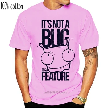 Njena Ni Bug Smešno JE Razvijalec Programer Geek T-Shirt