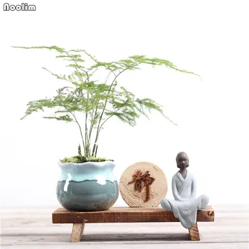 NOOLIM Ustvarjalne Kitajski Zen Dnevna Soba Namizje Majhnimi Okraski Domači Verandi Dekorativni Obrti TV Omara Malo Menih Vaza