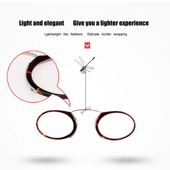Nos Počitek, Branje Očala +1.0 +3.5, Prenosni SOS Denarnice Bralec posnetek na Mini obravnavi očala z ohišjem