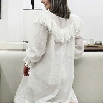 Nove Ženske Lolita Princess Sleepshirts Letnik Palace Stil Oblačenja Čipke Nightgowns.Viktorijanski Nightdress Ruffles Spanja Loungewear