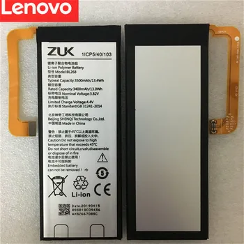 Novo Originalno Baterijo BL268 Za Lenovo ZUK Z2 3500mAh Mobilni Telefon zamenjava Visoke Kakovosti Baterija + orodja Darila +Prosti Nalepke