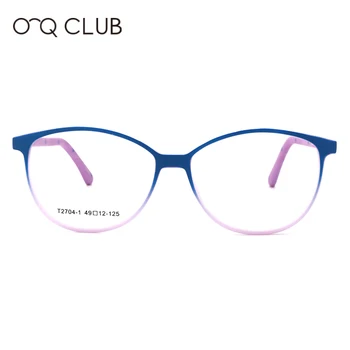 O-Q, KLUB Otroci Nov Krog Očal Okvir TR90 Silikonski Mehko Očala za Kratkovidnost Optični otroška Očala T2704-1