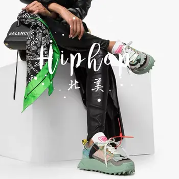 OFF WHITE mode dame čevlji 2020 luksuzne blagovne znamke oblikovalec Puščico Podplat superge ženske bela črna street fashion vzlet čevlji
