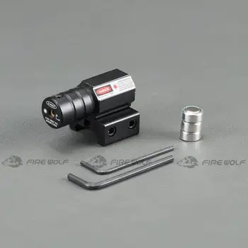 OGENJ VOLK Mini taktike 635-655nm Red Dot Laser Pogled puška Za Pištolo Prilagodite 11 mm&20 mm Picatinny Železniškega Laserski Kazalec