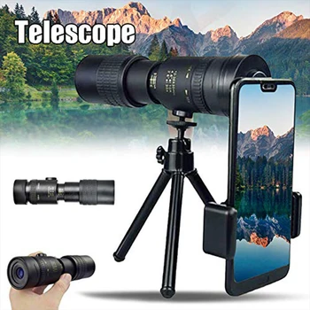 Oko Teleskop 10-30x25 Zoom Visoke Kakovosti Oko Daljnogled Daljnogled Podpira Pametni telefon s Svetlobo, Nočno Vizijo