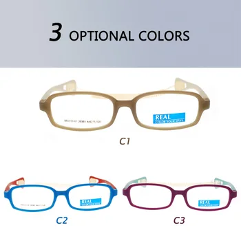 Omejena Nakup Otroci Optičnih Očal Okvir Večerji Svetlobe TR Okvir Kratkovidnost Fantje Dekleta Eyeglass Ultralahkih Bicolor Očala Moda