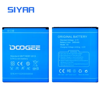 Original Mobilnega Telefona Baterije Za Doogee X5 Baterije 2400mAh 3,7 V Li-ion Baterije za ponovno Polnjenje Bateria Visoke Kakovosti