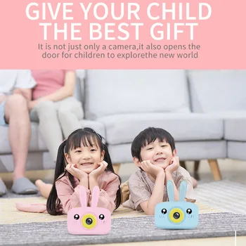 Otrok je digitalni fotoaparat ločljivosti 1080P video kamera igrača 1200W slikovnih pik nepremočljiva 2,0-palčni barvni zaslon baby darilo za rojstni dan mini kamera