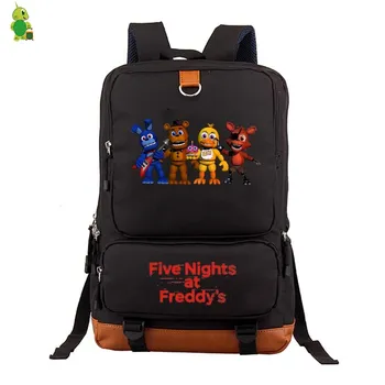 Pet Noči Na Freddy je 2 Igra Nahrbtnik Ženske Moški Šolske Torbe za Najstnike Fantje Grils FNAF Laptop Nahrbtnik Potovanja Nahrbtnik