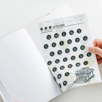 Preprost INS Nordijska Življenje Dekorativne Nalepke DIY Scrapbooking Porok Za Bullet Joural Material, Knjige, Šolske Pisarniško Potrebščine