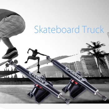 PUENTE 2Pcs Generičnih 7 Palčni Skateboard Nosilec Tovornjak Opremo Šok Odporne Skateboard Tovornjaki Deli