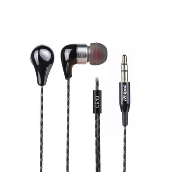 Rillpac CE10 Izolacijo Hrupa V Uho Stereo Slušalke, Keramične, Kovinske Konstrukcije Hi-fi Slušalke za mobilni telefon Znamke Slušalke