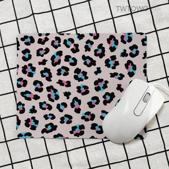 Roza leopard tiskanja Gaming mouse pad Preproste zasnove, hitrost Igralne podloge za miško 21*26 cm lepa Risanka mouse pad