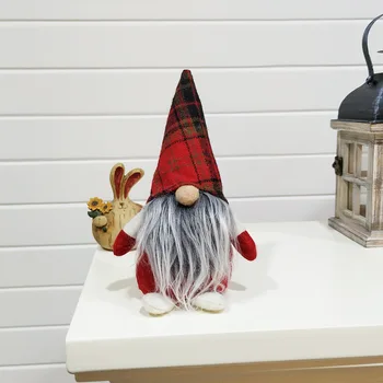 Ročno Izdelane Božično Gnome Dekoracijo Počitnice Darila Švedski Figurice Božič Elf Dekoracijo Nastavite Rdeča Modra Otroci Darila Srčkan