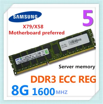 Samsung de memoria del servidor o DDR3 ECC REG 4G 8G 1333 8G 1600MHZ 16G16G 1600MHZ 32 G de memoria del servidor Bar X