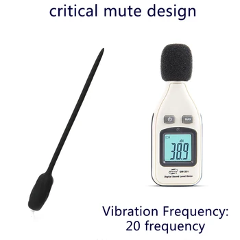Sečnice Vibrator Masturbator Sex Igrače za Odrasle Moške Sečnice Penis Plug Dilators 20 Hitrosti Električnih z vibriranjem Kateter Zvoki