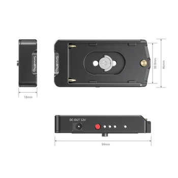 SmallRig NP-F Baterijo, Adapter Ploščo za Blackmagic Design Žep Kino Fotoaparat BMPCC 4K & 6K Kamere EB2698