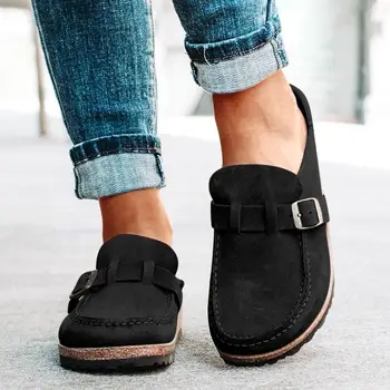 Stanovanja Ženske Loafers Retro Čevlji Dame Zdrsne Na Udobje Platformo Ženski Zapatos Mujer 2020 Novo Plus Velikost Priložnostne Poletja