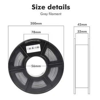 SUNLU PLA Žarnice 2 kg 1.75 mm 3D Tiskalnik Filaemnt pla Material Za 3D Pero nestrupeno PLA Žarilno Iztiskanje Potrošni