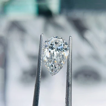 Szjinao Svoboden dragih kamnov Moissanite Kamen 0.35 ct, Da 6ct D Barvo VVS1 hruškasto Diamant Za Nakit Mimo Moissanite Tester Gems
