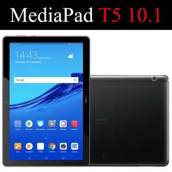 Tablični primeru za Huawei MediaPad T5 10.1 Silikonski soft shell TPU zračna Blazina kritje prosojna zaščita vrečko za AGS2-W09/W19/L03/L09