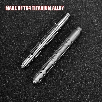 Titana TC4 Mini Taktično Pero samoobrambe Prostem EOS Orodje Keychain Žep Poslovno Pisanje Pero Zbirka Pero