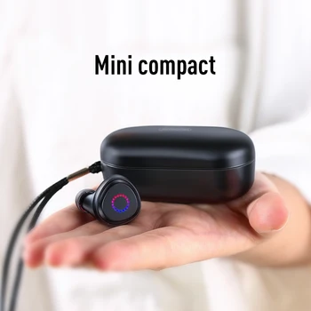 TWS 5.0 Bluetooth Slušalke IPX7 Nepremočljiva 3D Stereo Šport Brezžične Slušalke Z Dvojno Mikrofon za Prostoročno Čepkov JR
