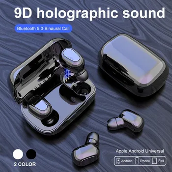 TWS HI-fi Slušalke Bluetooth Brezžične Slušalke Športne Slušalke 3D Stereo Slušalke Z Prenosne Magnetne Polnjenje Box Čepkov