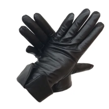Usnjene rokavice 2020 nov slog, dame ovčje kože črne rokavice usnje moda pozimi toplo, lepo brezplačna dostava pravega usnja.
