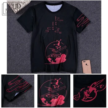 Velemojster Demonski Gojenje Anime Mo Dao Zu Shi Poletje T-shirt Svoboden T Shirt Oblačila Moški Ženske Kratkimi Rokavi Tshirt Vrhovi