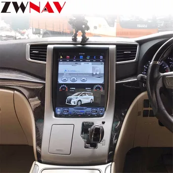 VELIK zaslon Tesla slog Android 7.1 Avto Multimedijski Predvajalnik, enota Za Toyota Alphard 2007-2013 GPS Navigacija Radio stereo BT št dvd