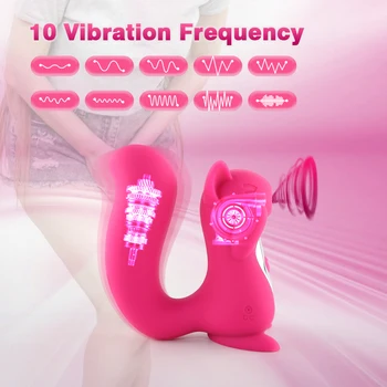 Veverica Obliko Lizanje Klitoris Stimulator Vibratorji Jezika Bedak Nastavek Vagina Vibrator Za Ženske Masturbator Sesanju Seks Igrače