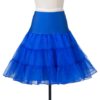 Vintage 50s, 60s Ženske Obleke Žogo Tutu Krilo Swing Rockabilly Petticoat Underskirt Crinoline Puhasto Pettiskirt za Poroko