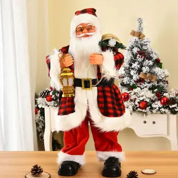 Visoko Nove Ustvarjalne Santa Počitnice Okraski Vesel Božič Okraski za Dom Srečno Novo Leto 2021 Santa Claus Plišastih Lutka