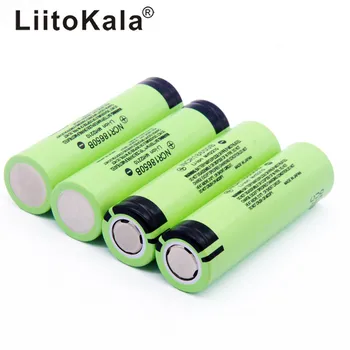Vroče 4pcs LiitoKala novo izvirno NCR18650B 34B 3,7 V 18650 3400mAh polnilna litijeva baterija za svetilko baterije