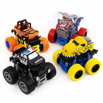 Vroče Igrače Avtomobilov za Fante Vztrajnosti, Štiri-Kolesni Pogon Stunt Vozila Otrok Simulacijski Model Avtomobila Anti-Shatterproof Avtomobilov