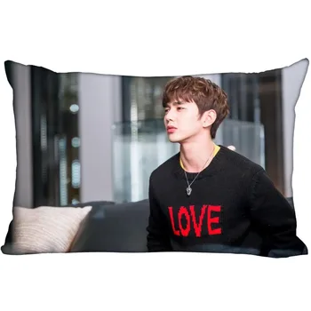 Vroče Koreja-Pop Meri Yoo Seung Ho Saten Prevleke 35x45cm (ena stran) Tiskani Zadrgo Svile PillowCover po Meri Logo darilo
