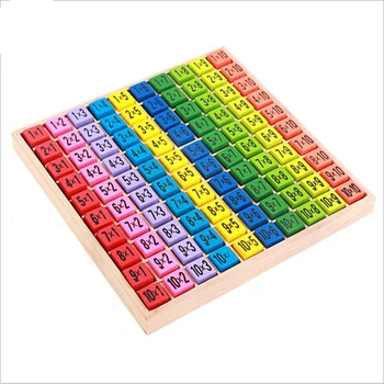 Vroče Prodaje Izobraževalne Igrače, 99 Naboja Tabela Matematiko Igrača 10*10 Slika Bloki Otroške Igrače Učencev Božično Darilo