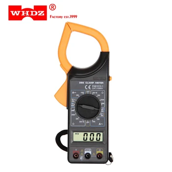 WHDZ DT266 Digitalni Trenutno Objemka Meter Zumer Podatkov Držite brezkontaktno Multimeter Voltmeter Ohmmeter Ampermeter Ohmmeter Volt AC DC